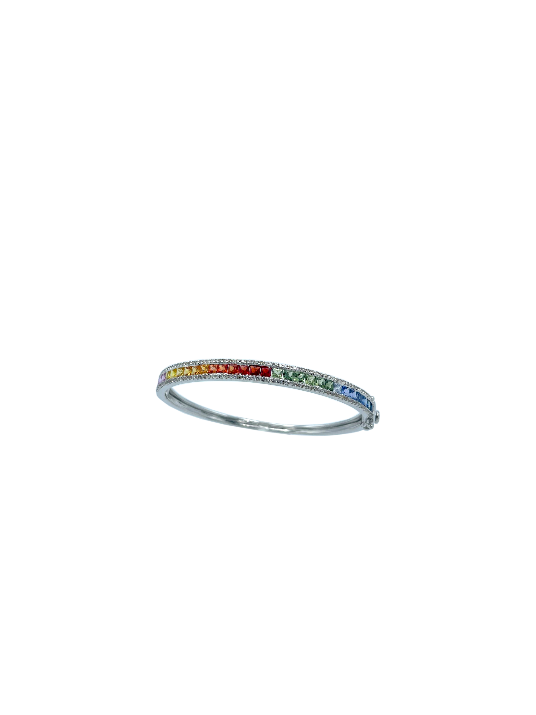 Multi-Colored Rainbow Bangle