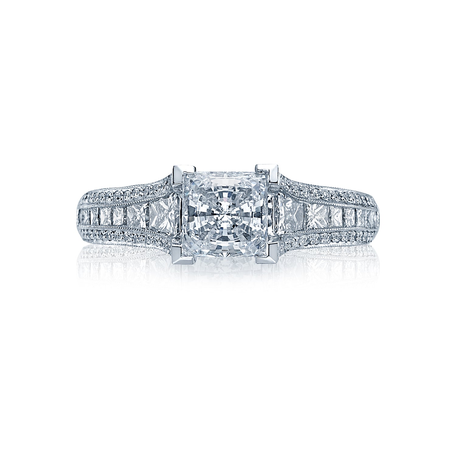 Tacori princess cut deals engagement rings