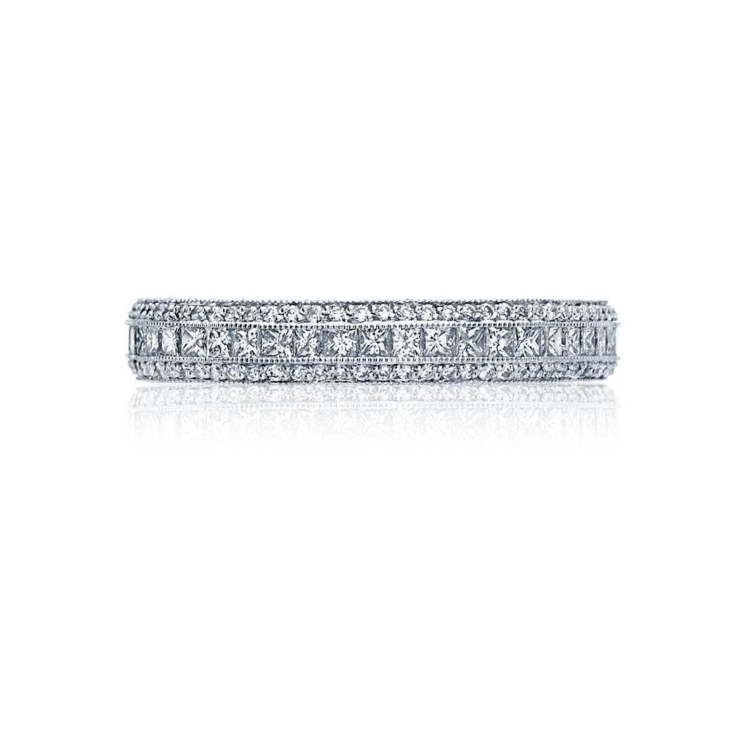 Tacori Platinum Sculpted Crescent Diamond Wedding Band (1.4 CTW)