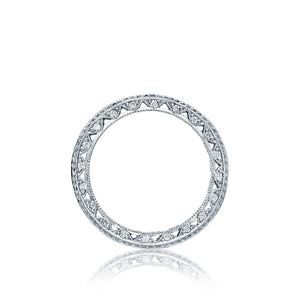 Tacori Platinum Sculpted Crescent Diamond Wedding Band (1.4 CTW)