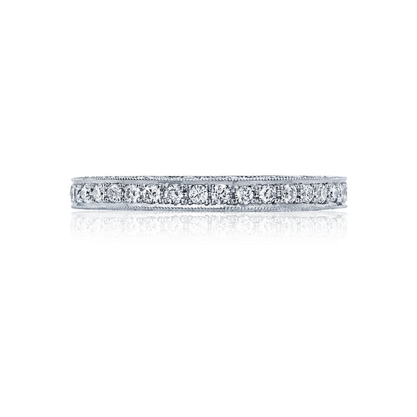 Tacori Blooming Beauties 18k White Gold Diamond Wedding Band (0.68 CTW)