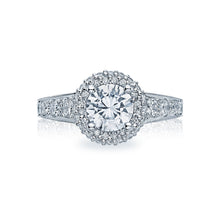 Load image into Gallery viewer, Tacori Blooming Beauties White Gold Engagement Ring (0.89 CTW)