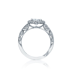 Tacori 18k White Gold Blooming Beauties White Gold Engagement Ring (0.89 CTW)