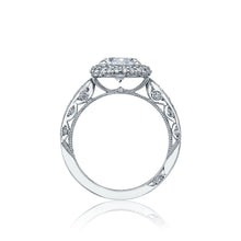 Load image into Gallery viewer, Tacori 18k White Gold Blooming Beauties White Gold Round Diamond Engagement Ring (0.59 CTW)