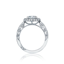 Load image into Gallery viewer, Tacori 18k White Gold Blooming Beauties White Gold Round Diamond Engagement Ring (0.72 CTW)