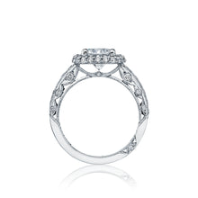 Load image into Gallery viewer, Tacori 18k White Gold Blooming Beauties Round Diamond Engagement Ring (0.9 CTW)