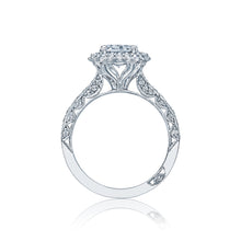 Load image into Gallery viewer, Tacori 18k white Gold Blooming Beauties White Gold Oval Diamond Engagement Ring (0.78 CTW)