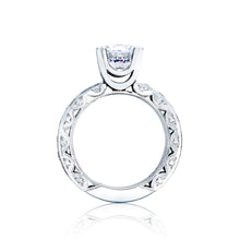 Load image into Gallery viewer, Tacori 18k White Gold Classic Crescent Round Diamond Engagement Ring (2 CTW)