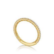 Load image into Gallery viewer, Tacori 18k Rose Gold Petite Crescent Diamond Wedding Band (0.37 CTW)