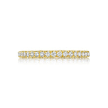Load image into Gallery viewer, Tacori 18k Yellow Gold Petite Crescent Diamond Wedding Band (0.37 CTW)
