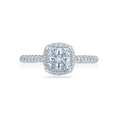 Tacori Petite Crescent Princess Diamond Engagement Ring Setting   (0.49 CTW)