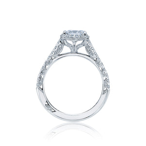 Tacori Petite Crescent Princess Diamond Engagement Ring (0.49 CTW)