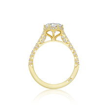 Load image into Gallery viewer, Tacori 18k Yellow Gold Petite Crescent Round Diamond Engagement Ring (0.5 CTW)