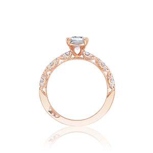 Tacori 18k Rose Gold Petite Crescent Diamond Wedding Band (0.35 CTW)