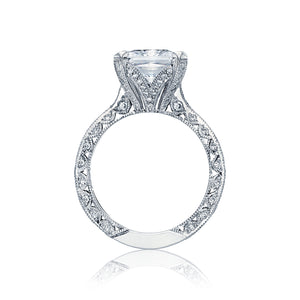 Tacori Platinum RoyalT Princess Diamond Engagement Ring Setting  (0.85 CTW)