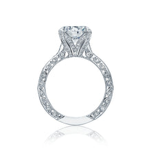 Load image into Gallery viewer, Tacori Platinum RoyalT Round Diamond Engagement Ring (0.8 CTW)