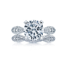 Load image into Gallery viewer, Tacori Platinum RoyalT Round Diamond Engagement Ring (0.8 CTW)