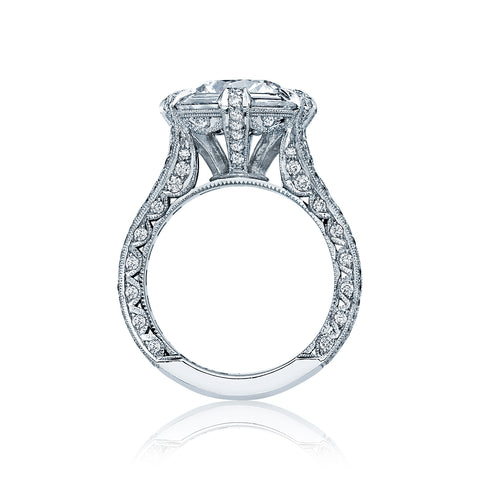 Tacori Platinum RoyalT Round Diamond Engagement Ring Setting   (3.3 CTW)