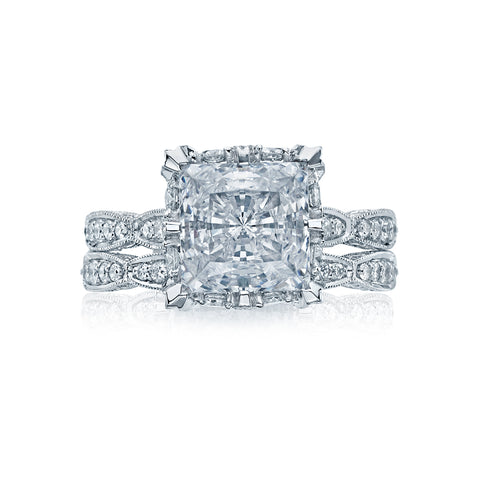 Tacori Platinum RoyalT Princess Diamond Engagement Ring Setting   (0.98 CTW)