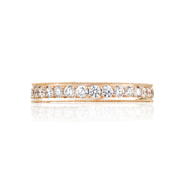 Tacori 18k Rose Gold RoyalT Diamond Wedding Band (0.85 CTW)