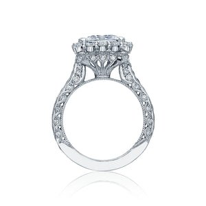 Tacori Platinum RoyalT Princess Diamond Engagement Ring (1.65 CTW)