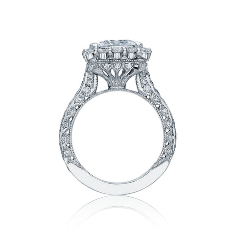 Tacori Platinum RoyalT Princess Diamond Engagement Ring Setting   (1.65 CTW)