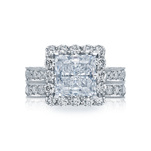 Tacori Platinum RoyalT Princess Diamond Engagement Ring Setting   (1.65 CTW)