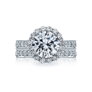 Tacori Platinum RoyalT Round Diamond Engagement Ring (1.4 CTW)