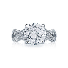 Load image into Gallery viewer, Tacori Platinum RoyalT Round Diamond Engagement Ring (0.87 CTW)