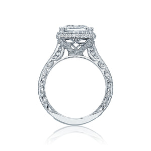 Tacori Platinum RoyalT Princess Diamond Engagement Ring (1.35 CTW)