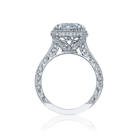 Tacori Platinum RoyalT Round Diamond Engagement Ring Setting   (1.31 CTW)