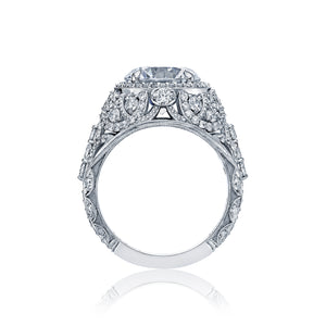 Tacori Platinum RoyalT Round Diamond Engagement Ring Setting  (1.45 CTW)