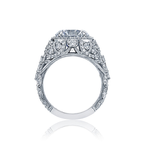 Tacori Platinum RoyalT Round Diamond Engagement Ring Setting  (1.45 CTW)