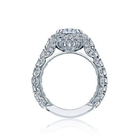 Tacori Platinum RoyalT Cushion Diamond Engagement Ring Setting   (2.57 CTW)