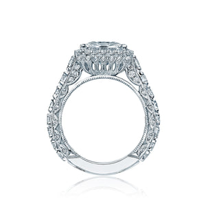 Tacori Platinum RoyalT Princess Diamond Engagement Ring Setting  (2.63 CTW)