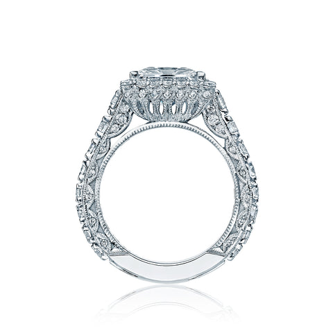 Tacori Platinum RoyalT Princess Diamond Engagement Ring Setting  (2.63 CTW)