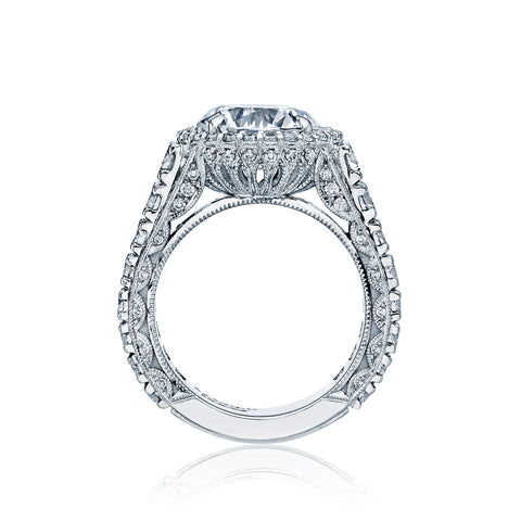 Tacori Platinum RoyalT Round Diamond Engagement Ring Setting  (2.48 CTW)