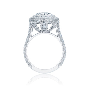 Tacori Platinum RoyalT Round Diamond Engagement Ring Setting  (1.75 CTW)