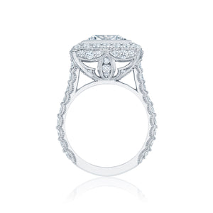 Tacori Platinum RoyalT Princess Diamond Engagement Ring (2 CTW)