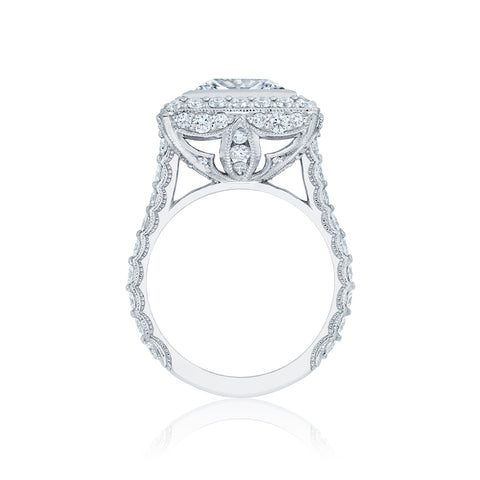 Tacori Platinum RoyalT Princess Diamond Engagement Ring Setting   (2 CTW)