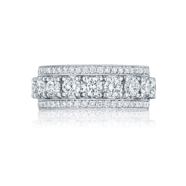 Tacori Adoration Platinum Eternity Diamond Wedding Band (3.5 CTW)