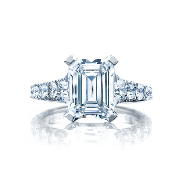 Tacori Platinum RoyalT  Engagement Ring Setting  (1.65 CTW)