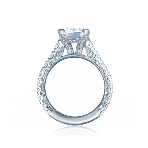 Tacori Platinum RoyalT  Engagement Ring Setting  (1.65 CTW)