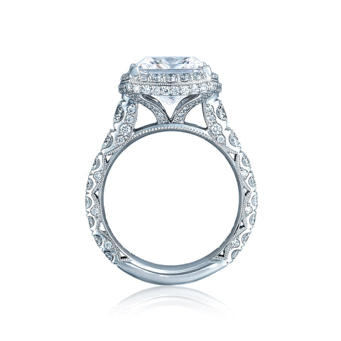 Tacori Platinum RoyalT Princess Diamond Engagement Ring Setting  (2.06 CTW)