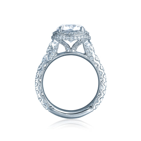 Tacori Platinum RoyalT Round Diamond Engagement Ring Setting  (1.92 CTW)