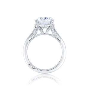 Tacori Platinum RoyalT Round Diamond Engagement Ring (0.22 CTW)
