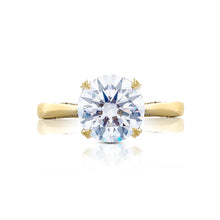 Load image into Gallery viewer, Tacori 18k Yellow Gold RoyalT Round Diamond Engagement Ring (0.22 CTW)