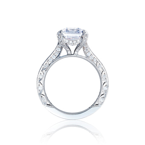 Tacori Platinum RoyalT  Engagement Ring Setting   (0.75 CTW)