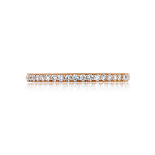 Load image into Gallery viewer, Tacori 18k Rose Gold RoyalT Diamond Wedding Band (0.34 CTW)