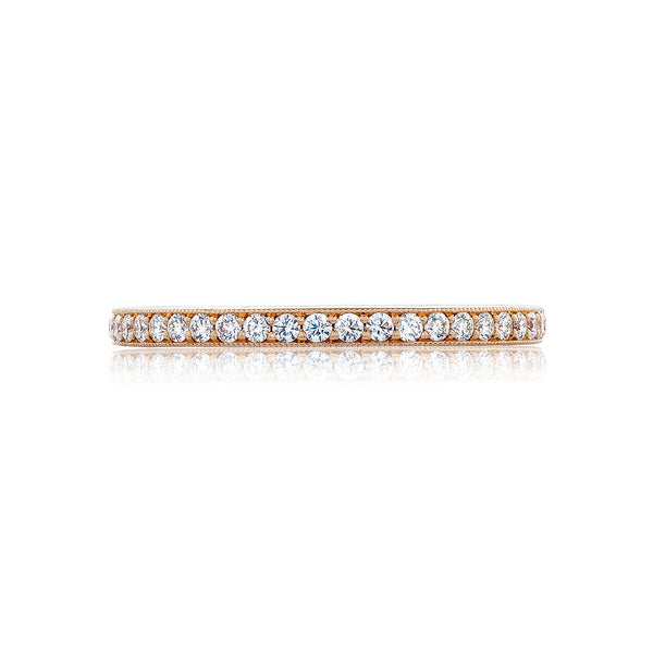 Tacori 18k Rose Gold RoyalT Diamond Wedding Band (0.34 CTW)